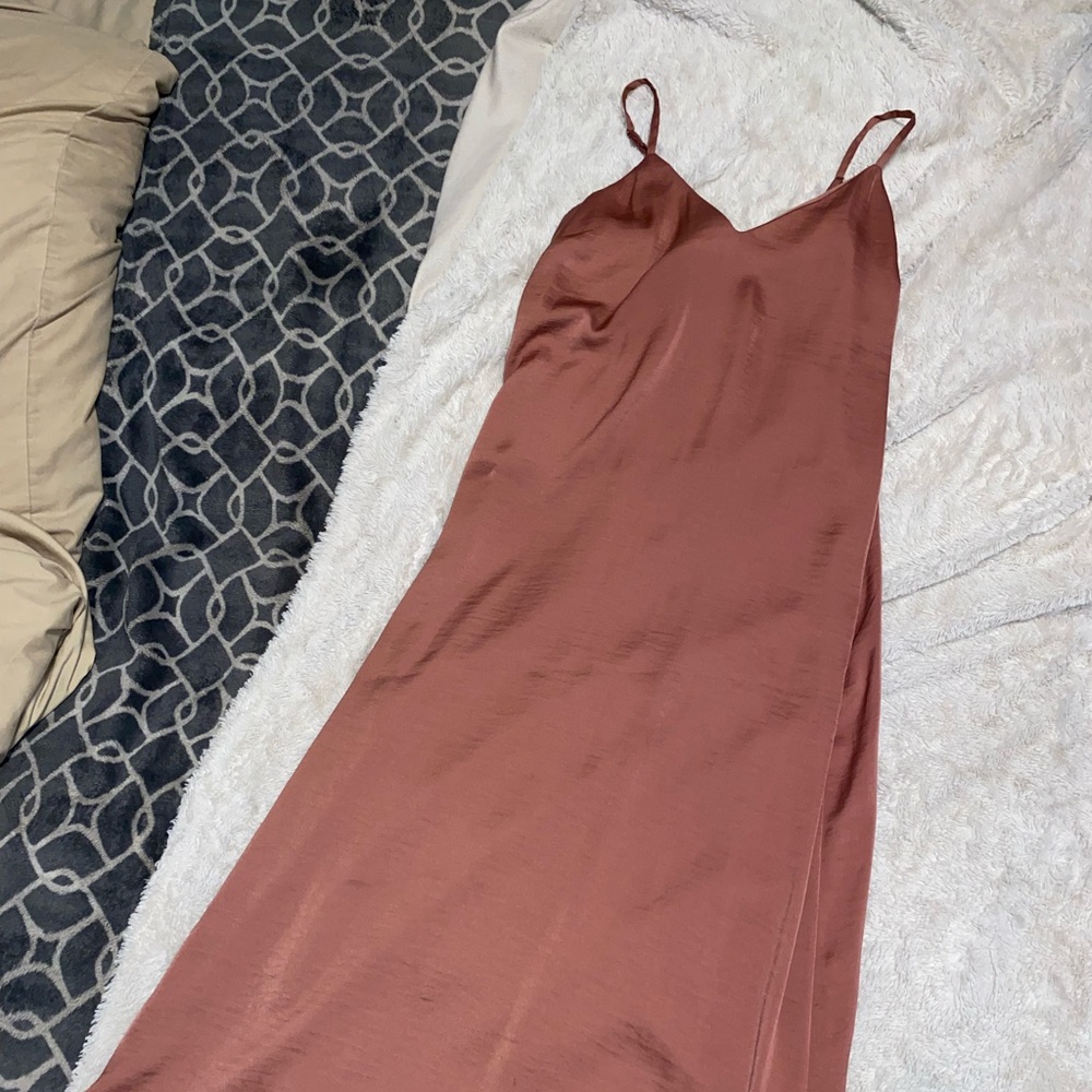 satin dress